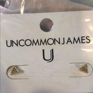 Uncommon James triangle diamond earrings